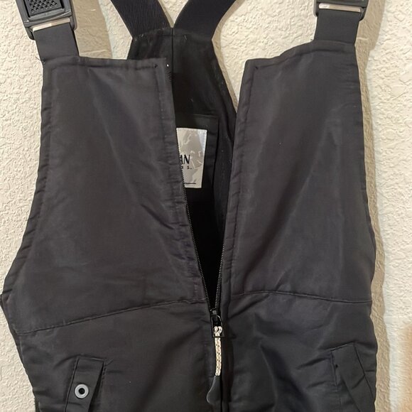 Magellan Outdoors Ski Snow Pants Bibs Overalls Jumper Black Youth Size Small - Picture 3 of 12